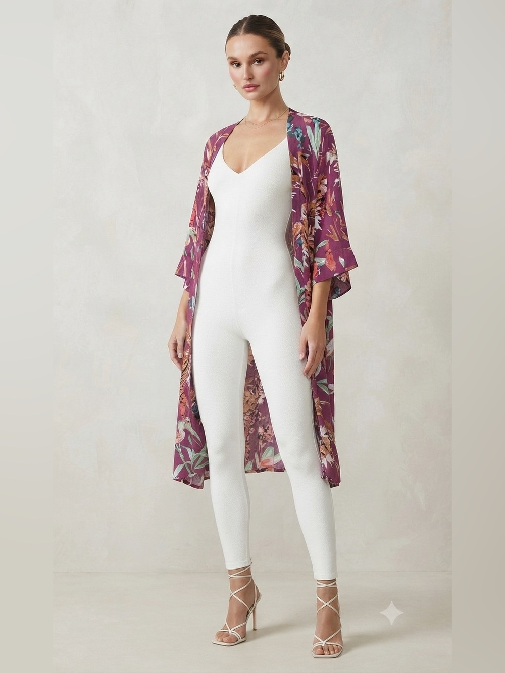 Express Floral  Kimono Dress